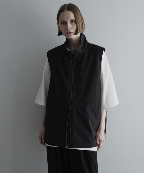 TREGIL トレジル 撥水キャンバス ベスト loose Hi-zip tech vest / ルーズハイジップテックベスト《撥水