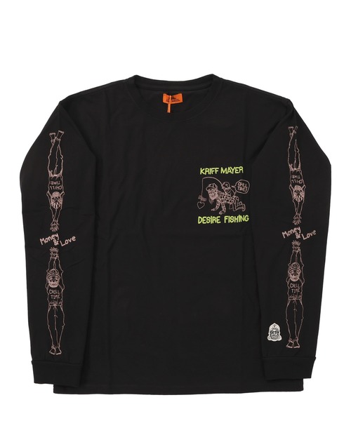 KRIFF MAYER(クリフメイヤー)の「チルタイムロンT (釣り)(Tシャツ/カットソー・メンズ・レッド/グレー/ブラック/ブルー/ライトグリーン/オフホワイト・LARGE/MEDIUM/X-LARGE)」の22枚目の写真