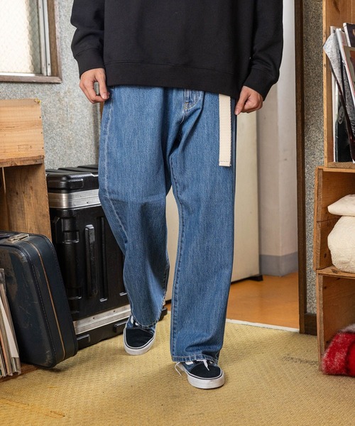 ニコアンド　2025WIDECAPRIDENIM ブルーMサイズ ニコアンド 2025WIDECAPRIDENIM ブルーMサイズ - メルカリ