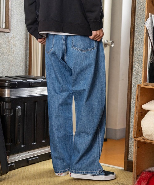 niko and...(ニコアンド)の「【niko and ...JEANS 2025SS】ワイド5ポケットデニムパンツ(デニムパンツ・メンズ・インディゴブルー/オフホワイト/ブルー/ブラック・MEDIUM/LARGE)」の16枚目の写真