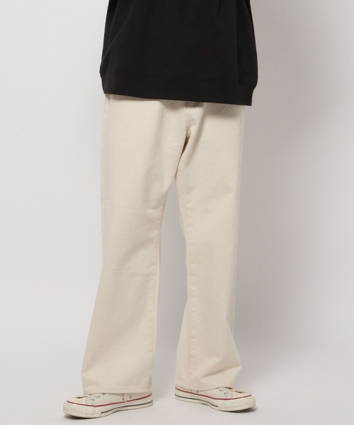 niko and...(ニコアンド)の「【niko and ...JEANS 2025SS】ワイド5ポケットデニムパンツ(デニムパンツ・メンズ・インディゴブルー/オフホワイト/ブルー/ブラック・MEDIUM/LARGE)」の19枚目の写真