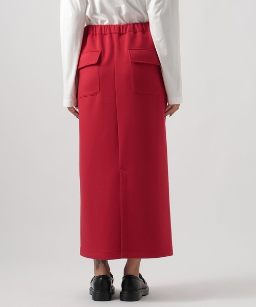 BAYFLOW（ベイフロー）の「[ストレッチ性抜群♪]ダンボールスカート（スカート・レディース・グレイッシュベージュ/レッド/ブラック・MEDIUM/SMALL）」の16枚目の写真