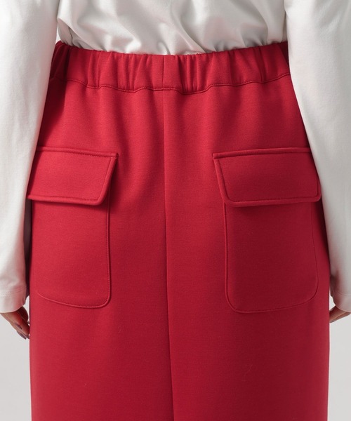 BAYFLOW（ベイフロー）の「[ストレッチ性抜群♪]ダンボールスカート（スカート・レディース・グレイッシュベージュ/レッド/ブラック・MEDIUM/SMALL）」の20枚目の写真