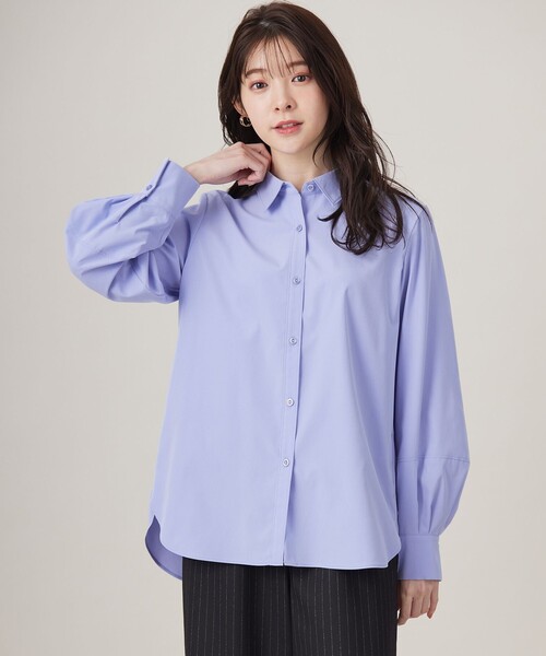 ANY SIS（エニィスィス）の「【洗える】ランタンスリーブ シャツ（シャツ/ブラウス・レディース・スカイブルー系/ピンク系・2）」の11枚目の写真