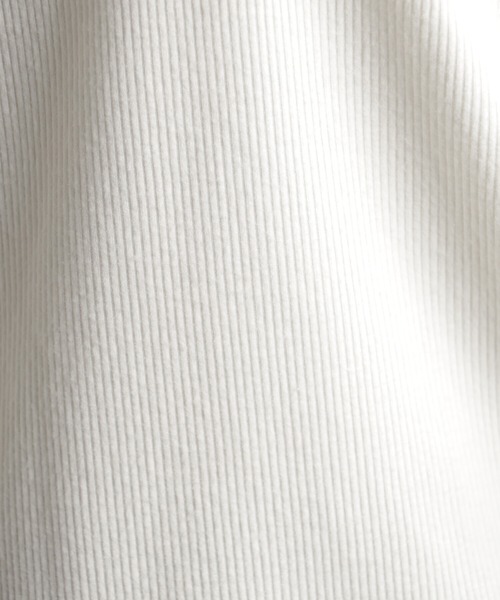 FOUND GOOD（ファウンドグッド）の「ソフトタッチリブハイネック（Tシャツ/カットソー・レディース・ベージュ/グリーン系2/グレー系/パープル系2/ホワイト系5/ブラック・S/M/L）」の9枚目の写真