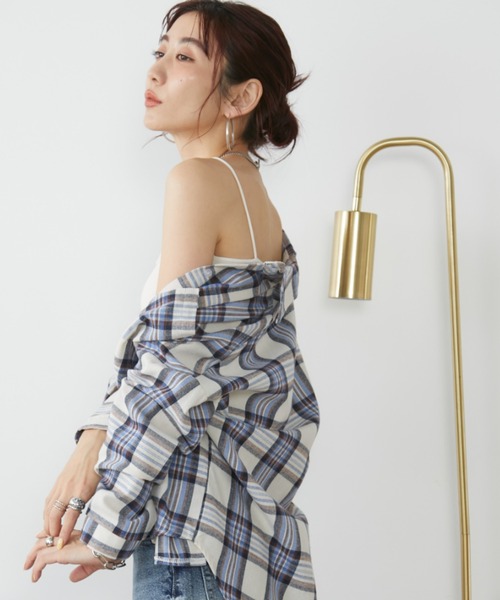 Auntie Rosa Holiday(アンティローザホリデー)の「カップ付きキャミソール(キャミソール・レディース・ブラウン/レッド/ナチュラル/ブラック・FREE)」の8枚目の写真