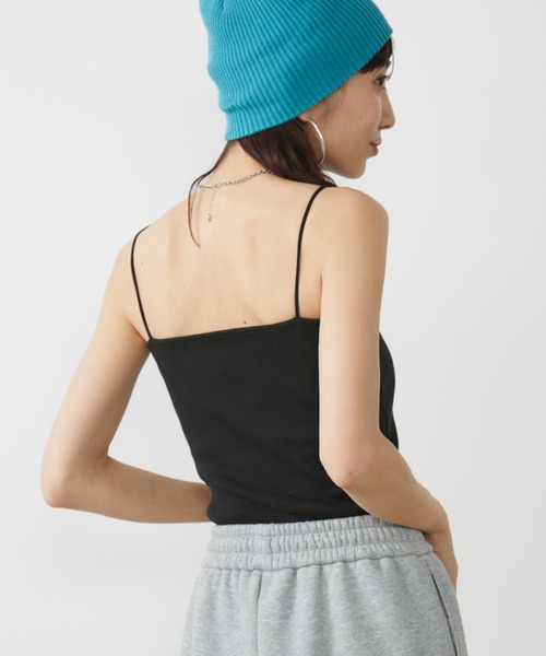 Auntie Rosa Holiday(アンティローザホリデー)の「カップ付きキャミソール(キャミソール・レディース・ブラウン/レッド/ナチュラル/ブラック・FREE)」の16枚目の写真