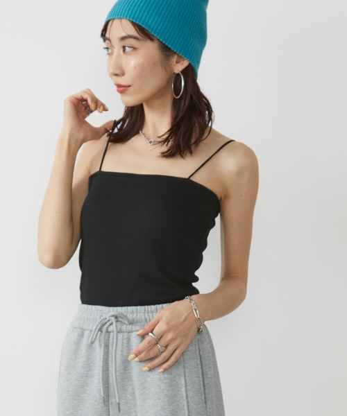 Auntie Rosa Holiday(アンティローザホリデー)の「カップ付きキャミソール(キャミソール・レディース・ブラウン/レッド/ナチュラル/ブラック・FREE)」の17枚目の写真