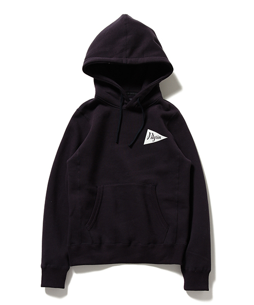 Pilgrim Surf Supply(ピルグリムサーフサプライ)の「Pilgrim Surf+Supply / PENNANT Logo Parka(パーカー・レディース・ホワイト系その他/ブラック系その他/ブラック/ネイビー・P)」の4枚目の写真