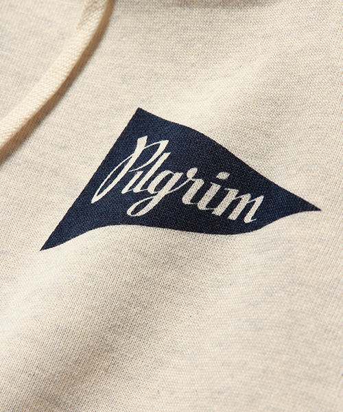 Pilgrim Surf Supply(ピルグリムサーフサプライ)の「Pilgrim Surf+Supply / PENNANT Logo Parka(パーカー・レディース・ホワイト系その他/ブラック系その他/ブラック/ネイビー・P)」の7枚目の写真