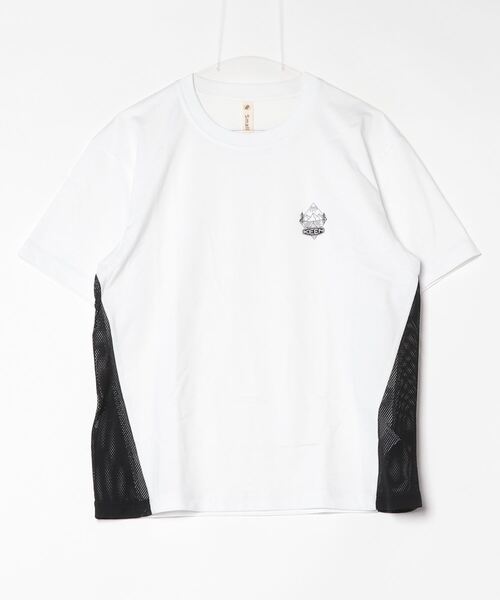 KEEN(キーン)の「NICE MINT MESH TEE / ナイス ミント メッシュ ティー / Tシャツ 半袖(Tシャツ/カットソー・レディース・ホワイト・L/XL/S/M)」の4枚目の写真