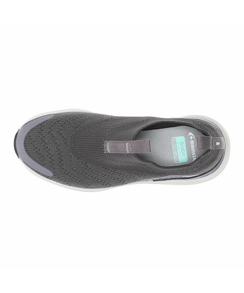 SNGY CUSHION（シナジークッション）の「【MoonStar／ムーンスター】SNGY LY08 レディース スニーカー（スニーカー・レディース・チャコール/ブラック・22.5cm/25.0cm/24.5cm/24.0cm/23.5cm/23.0cm/22.0cm）」の9枚目の写真