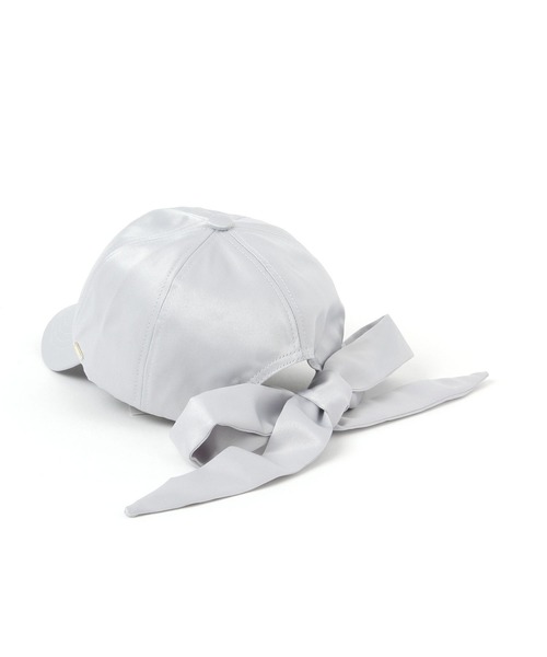 LAKOLE（ラコレ）の「バックリボンサテンキャップ / 282902（キャップ・レディース・ライトグレー/ピンク/ブラック・FREE）」の5枚目の写真