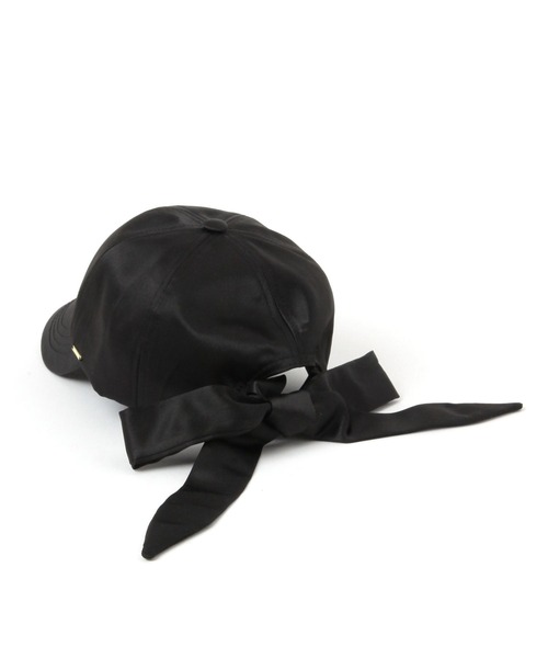 LAKOLE（ラコレ）の「バックリボンサテンキャップ / 282902（キャップ・レディース・ライトグレー/ピンク/ブラック・FREE）」の4枚目の写真