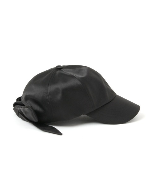 LAKOLE（ラコレ）の「バックリボンサテンキャップ / 282902（キャップ・レディース・ライトグレー/ピンク/ブラック・FREE）」の9枚目の写真