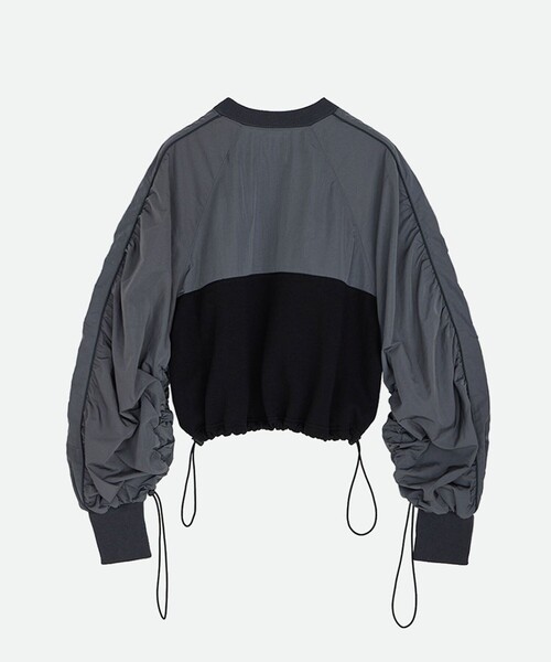 NOUNLESS/ナウンレス】SPORTY SWEAT DOCKING TOPS 【公式通販】