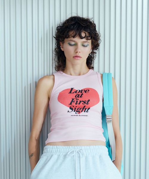 LOVEハート タンクトップ（タンクトップ）｜ANNA SUI NYC（アナ スイ エヌ ワイ シー）