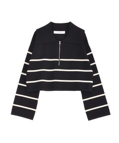 トップス Herlipto StripedTurtleneck Knit Pullover Striped Turtleneck Knit Pullover（ニット/セーター）｜Her lip