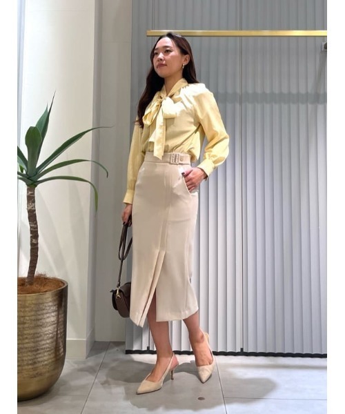 PINKY&DIANNE（ピンキーアンドダイアン）の「◆ラグランボウタイブラウス（シャツ/ブラウス・レディース・イエロー/ネイビー/ホワイト系その他2・38）」の21枚目の写真