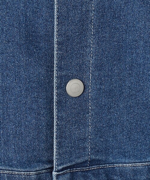 green label relaxing（グリーンレーベルリラクシング）の「ストレッチ デニムブルゾン / キッズ  100cm-160cm - ストレッチ -（デニムジャケット・キッズ・ライトブルー/ブラック/コバルトブルー・140cm/110cm/130cm/120cm/160cm/100cm/150cm）」の21枚目の写真