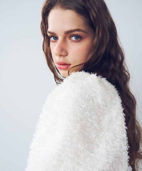 DEICY(デイシー)の「フリンジパフスリーブワンピース(ワンピース・レディース・アイボリー・1/0)」の10枚目の写真