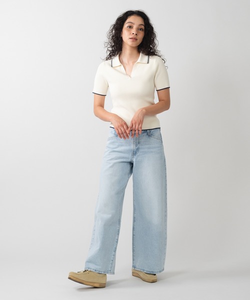 Levi's（リーバイス）の「Levi's/リーバイス セーター ポロシャツ（ポロシャツ・レディース・ホワイト・XS/S/M）」の6枚目の写真