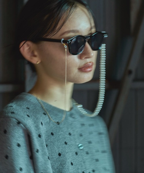 marjour（マージュール）の「PEARL SUNGLASSES CHAIN（メガネ・レディース・ゴールド・FREE）」の8枚目の写真