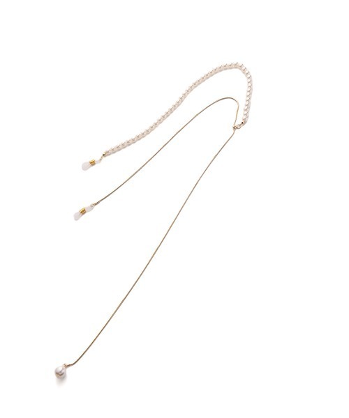 marjour（マージュール）の「PEARL SUNGLASSES CHAIN（メガネ・レディース・ゴールド・FREE）」の9枚目の写真