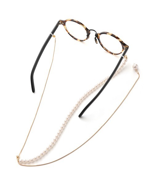 marjour（マージュール）の「PEARL SUNGLASSES CHAIN（メガネ・レディース・ゴールド・FREE）」の11枚目の写真