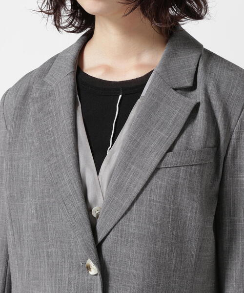 AULA AILA(アウラアイラ)の「AULA AILA/アウラアイラ/4WAY JACKET(テーラードジャケット・レディース・グレー/ブラック・0)」の18枚目の写真