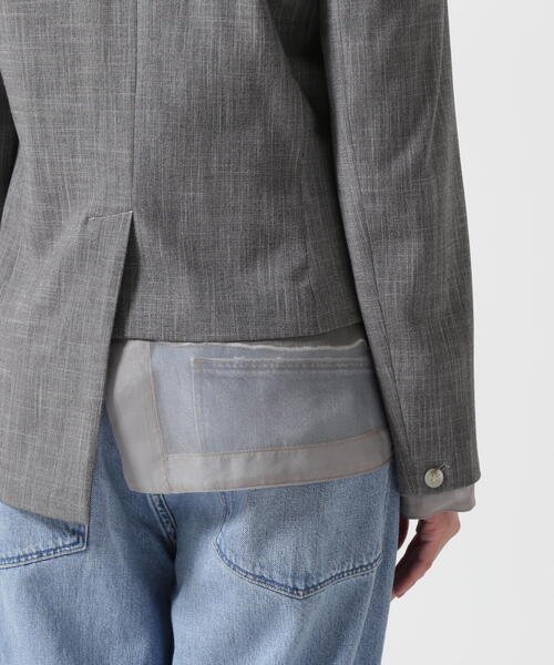 AULA AILA(アウラアイラ)の「AULA AILA/アウラアイラ/4WAY JACKET(テーラードジャケット・レディース・グレー/ブラック・0)」の21枚目の写真