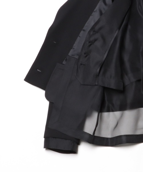 AULA AILA(アウラアイラ)の「AULA AILA/アウラアイラ/4WAY JACKET(テーラードジャケット・レディース・グレー/ブラック・0)」の5枚目の写真
