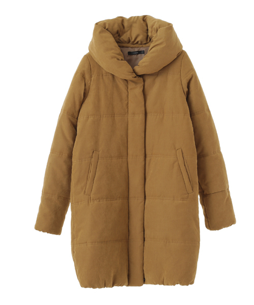 OSMOSIS(オズモーシス)の「rj531 - 中綿コート(ダウンジャケット/コート・レディース・ブラック/カーキ/ベージュ・2/1)」の2枚目の写真