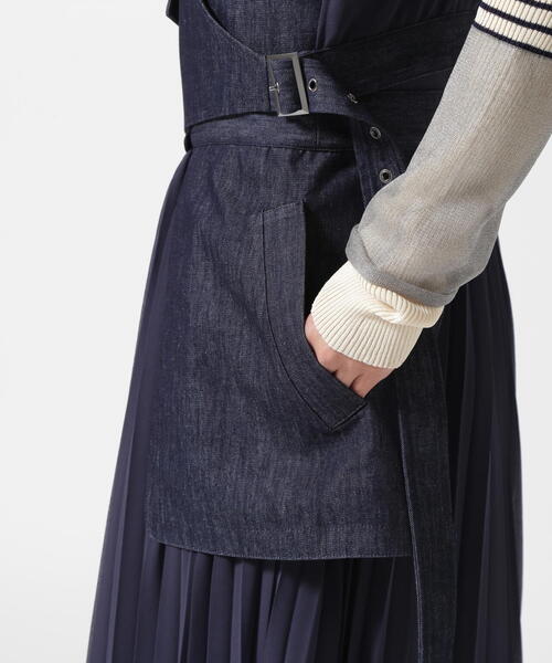 セール】AULA AILA/アウラアイラ/DENIM COMBINATION JUMPER