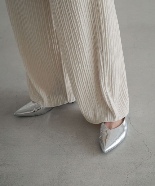 LOWRYS FARM(ローリーズファーム)の「ジャガードプリーツパンツ 288769(その他パンツ・レディース・ブラック/ブルー/ブラウン/アイボリー・FREE)」の12枚目の写真