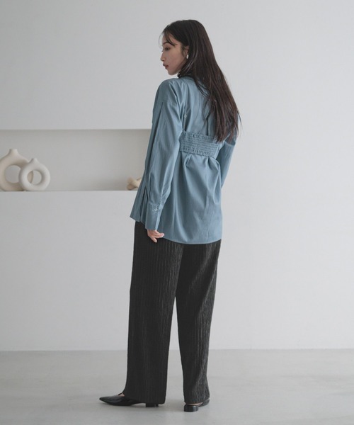 LOWRYS FARM(ローリーズファーム)の「ジャガードプリーツパンツ 288769(その他パンツ・レディース・ブラック/ブルー/ブラウン/アイボリー・FREE)」の14枚目の写真