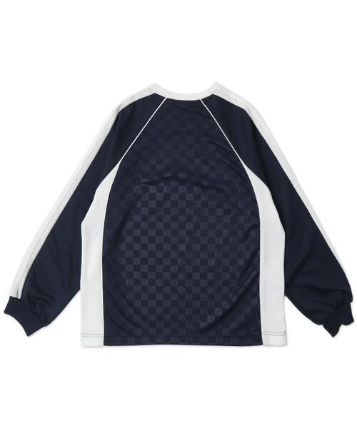 LTR DEPTH（レイターデプス）の「LTR DEPTH/ラインスリーブゲームロンT（Tシャツ/カットソー・メンズ・アイボリー/ネイビー・MEDIUM/LARGE）」の3枚目の写真