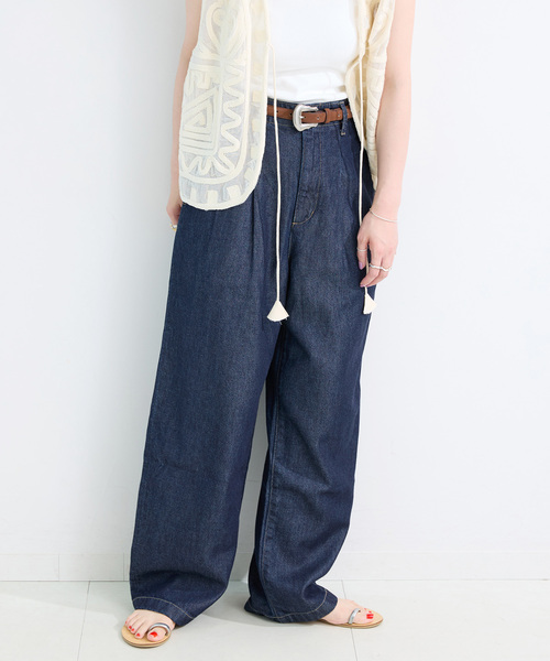 ウォッシャブル / DU JOUR/デュ ジュール TROUSER JEAN（デニムパンツ