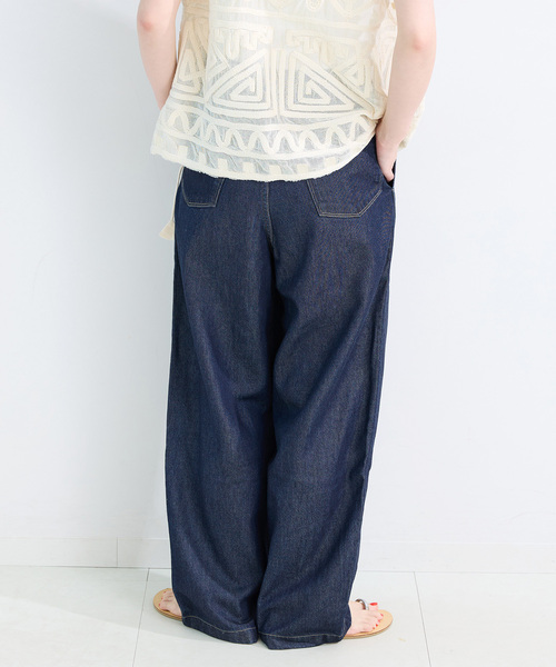 B.C STOCK（ベーセーストック）の「ウォッシャブル / DU JOUR/デュ ジュール TROUSER JEAN（デニムパンツ・レディース・ブルー系その他/ネイビー/チャコールグレー・38/36）」の5枚目の写真