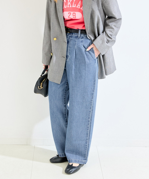 B.C STOCK（ベーセーストック）の「ウォッシャブル / DU JOUR/デュ ジュール TROUSER JEAN（デニムパンツ・レディース・ブルー系その他/ネイビー/チャコールグレー・38/36）」の19枚目の写真