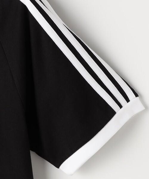 FREAK'S STORE(フリークスストア)の「adidas/アディダス 限定展開 アディカラー クラシックス スリーストライプス Tシャツ(Tシャツ/カットソー・メンズ・ブラック/ネイビー/ホワイト・MEDIUM/SMALL/X-LARGE/LARGE)」の6枚目の写真