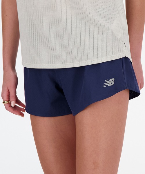 NEW BALANCE(ニューバランス)の「RC ショーツ3インチ(インナー付き)(その他パンツ・レディース・ブラック/ネイビー/グレー・SMALL/MEDIUM/LARGE)」の4枚目の写真