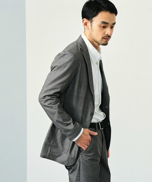 EDWIN(エドウィン)の「EDWIN エドウィン デニスラ テーラードジャケット ストレッチ ビジネス(テーラードジャケット・メンズ・グレー/ネイビー・SMALL/MEDIUM/LARGE/X-LARGE)」の16枚目の写真