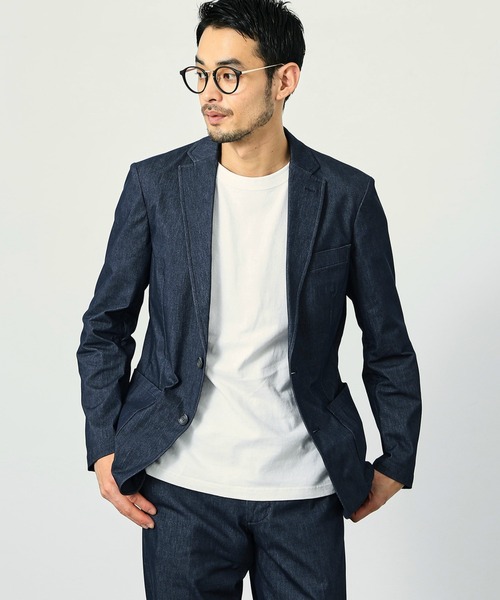 EDWIN(エドウィン)の「EDWIN エドウィン デニスラ テーラードジャケット ストレッチ ビジネス(テーラードジャケット・メンズ・グレー/ネイビー・SMALL/MEDIUM/LARGE/X-LARGE)」の22枚目の写真