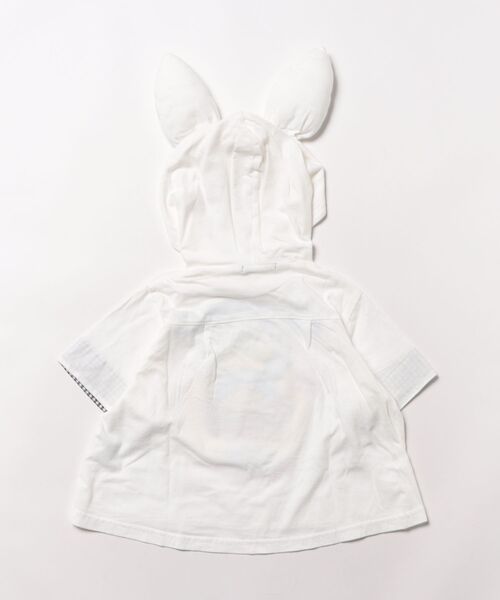 Hystericmini BUNNY MINI HOODIE耳付き 半袖Tシャツ（Tシャツ