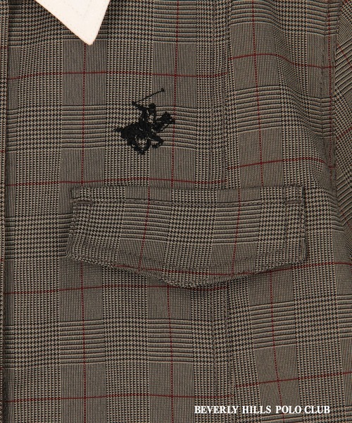 BEVERLY HILLS POLO CLUB（ビバリーヒルズポロクラブ）の「【BEVERLY HILLS POLO CLUB】プリーツヘム半袖ワンピース（ワンピース・レディース・ベージュ/チャコール/グレー/ネイビー/ライトグレー/グリーン・MEDIUM）」の18枚目の写真