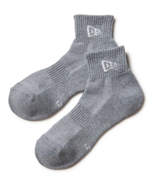 NEW ERA(ニューエラ)の「NEW ERA/ニューエラ ソックス SOCKS ANKLE 3P アンクル 3足組 14518186/14518188/14518191/14489710(ソックス/靴下・メンズ・ホワイト/マルチ/ブラック/グレー・21-23cm/25-27CM)」の3枚目の写真