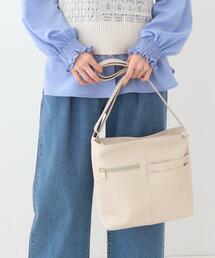 SHOO・LA・RUE | 【ポケットたくさん】 ロント切り替えショルダーバッグ(ショルダーバッグ)