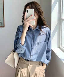 blackdia ocean（ブラックダイヤオーシャン）の「blackdia ocean ニュアンス ベーシックシャツ（シャツ/ブラウス）」