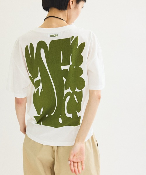 【サステナブル】イノセンスプリントTEE セール】【サステナブル】イノセンスプリントTEE（Tシャツ